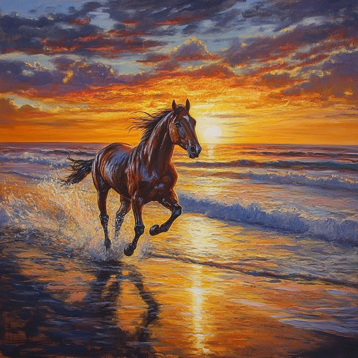 картина "Байкальский скакун"