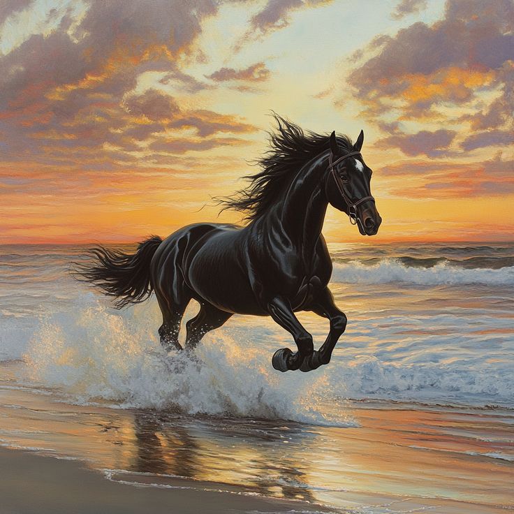 картина "Байкальский скакун"