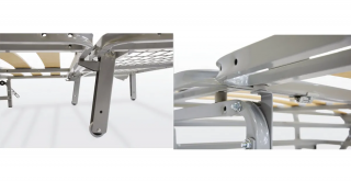 Диван-кровать Турин аккордеон 155 цвет Тёмно-синий, 8Диван-кровать Турин 140 Аккордеон ткань Merrino Latte, вид 5