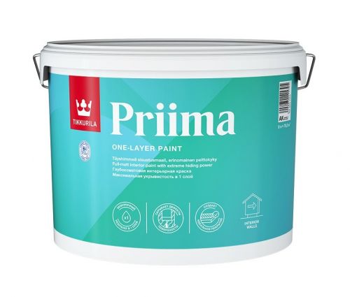 Прима (Priima) однослойная интерьерная краска