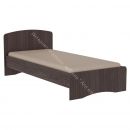 Кровать-2 одинарная (800*1900) Ясень анкор тёмный