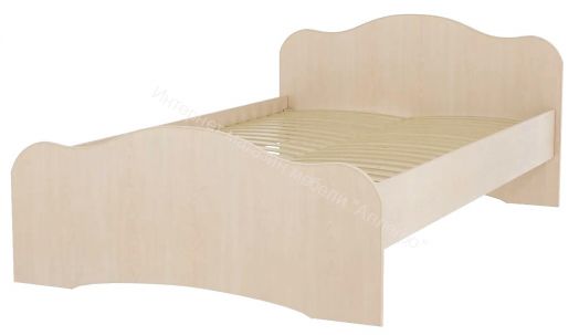 Кровать-5 двойная (1200/1400*2000) Млечный дуб