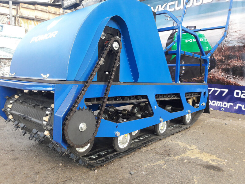 Мотобуксировщик POMOR М-500 K15