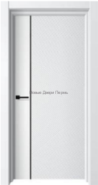 Межкомнатная дверь COSMO 6 белая с молдингом