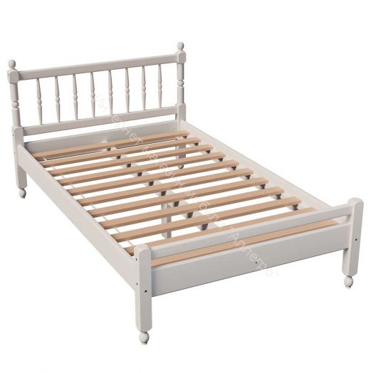 Кровать -10 двойная с фигурными спинками из массива 1600*2000 (Фант)