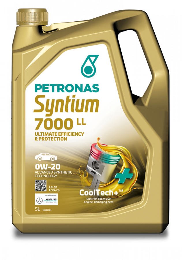 PETRONAS SYNTIUM 7000 LL 0W-20, 5л
