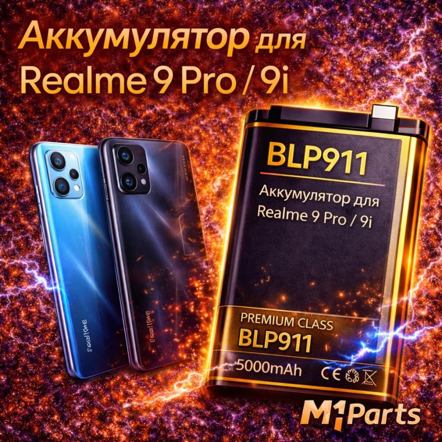 Аккумулятор для Realme 9 Pro/9i (BLP911) premium class