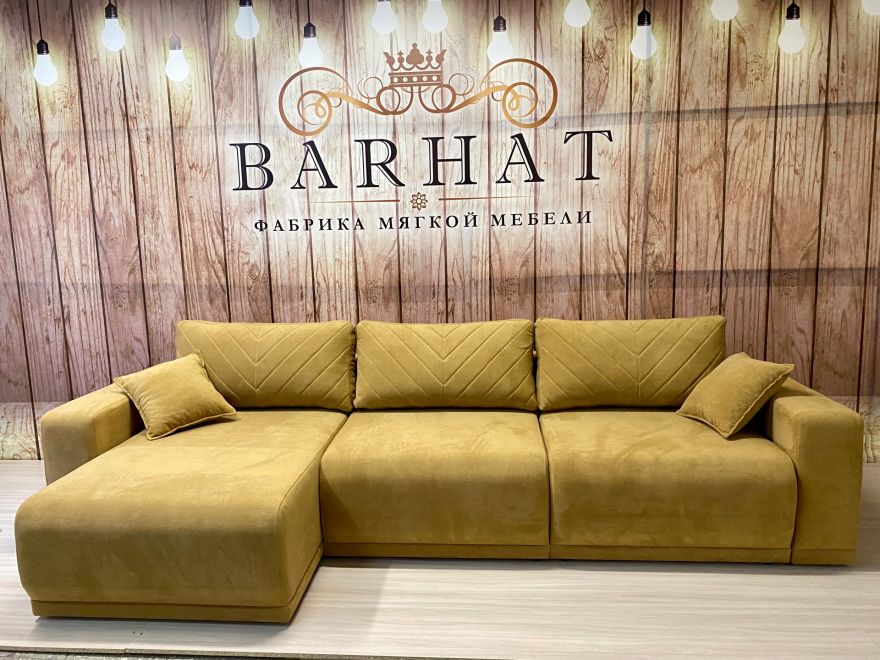 Угловой диван Фиджи с оттоманкой