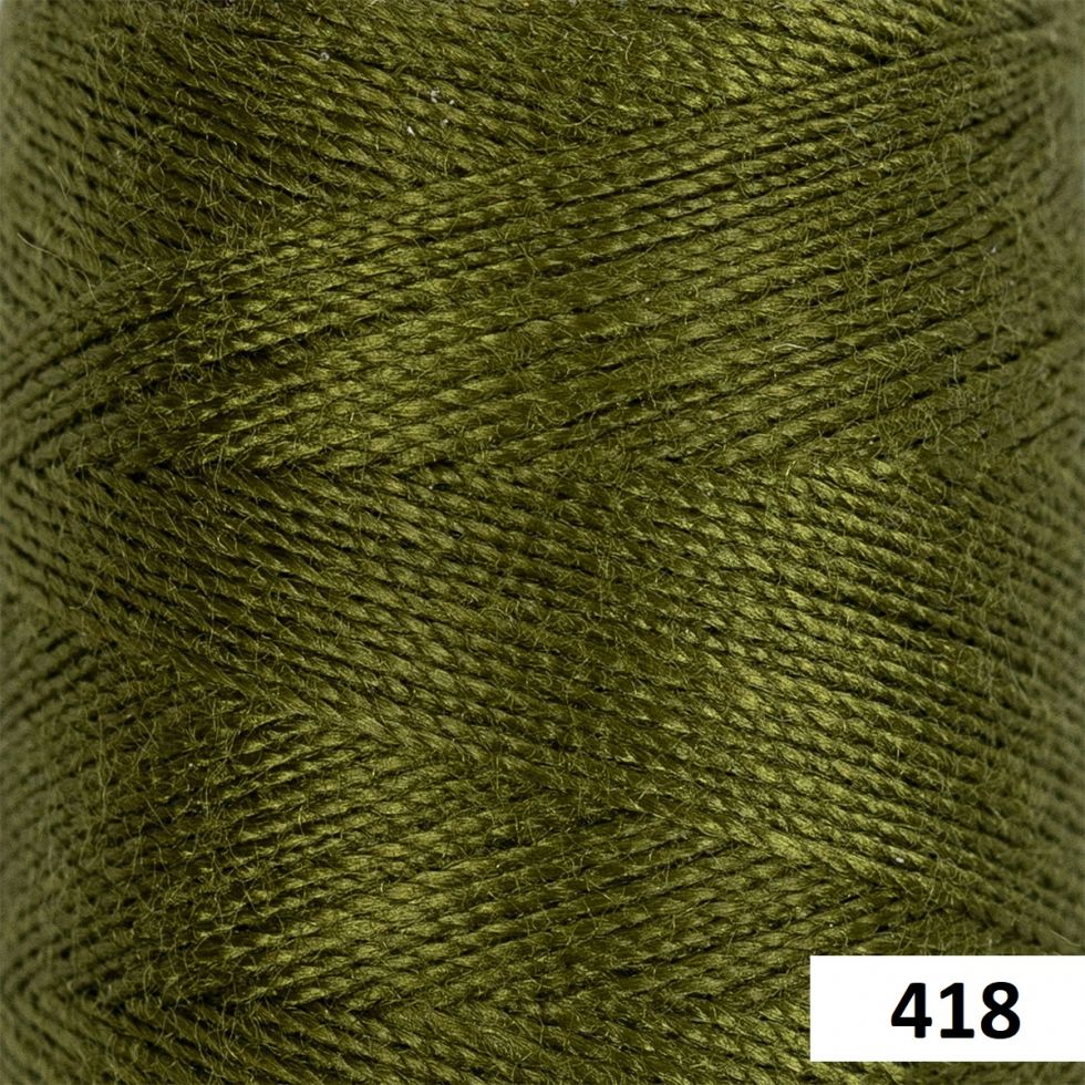 Нитки GAMMA бытовые швейные 40/2 365 м. Зеленые оттенки (G.40/2.Зеленый)