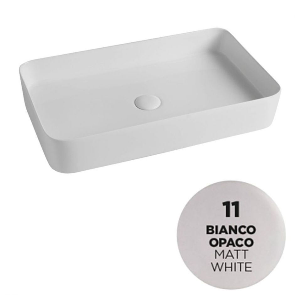 Раковина накладная Olympia Smash SMA42RE650 65x40x11 см ФОТО