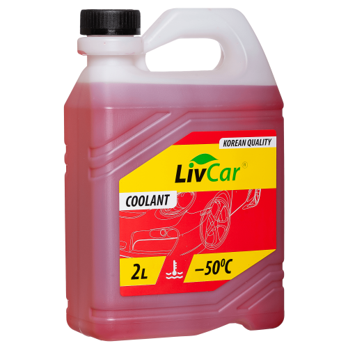 Livcar Coolant -50°С Красный, 2л