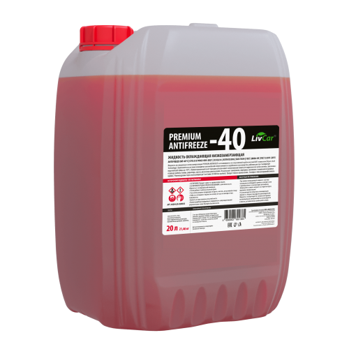 Livcar Premium JIS -40 Красный, 20л