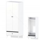 Шкаф 2-х дверный Омега 10 с ящиком