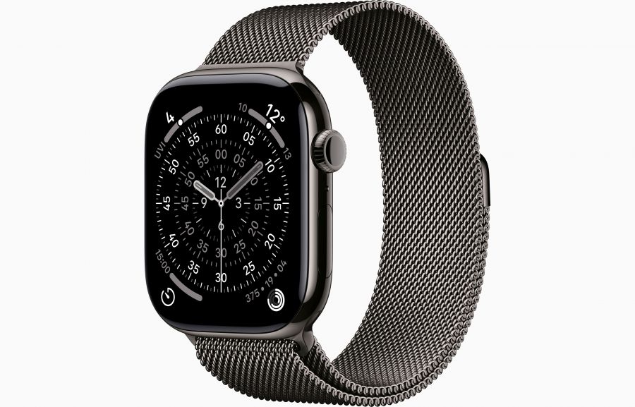 Часы Apple Watch Series 11 GPS + Cellular 46mm Slate Titanium Case with Slate Milanese Loop M/L