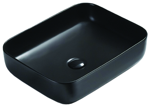 Раковина Azario накладная 500х390х130 черный матовый AZ-78109MB