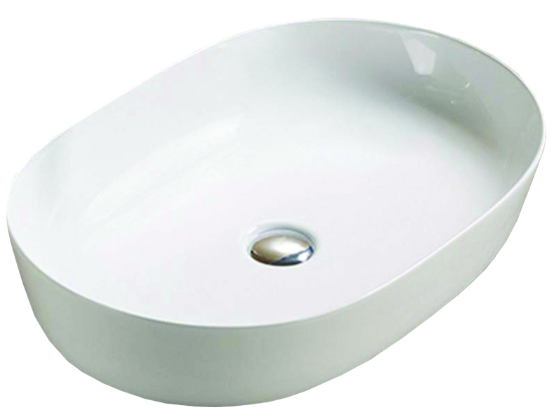 Раковина Azario накладная 600х415х135 белый глянец AZ-2143P SP