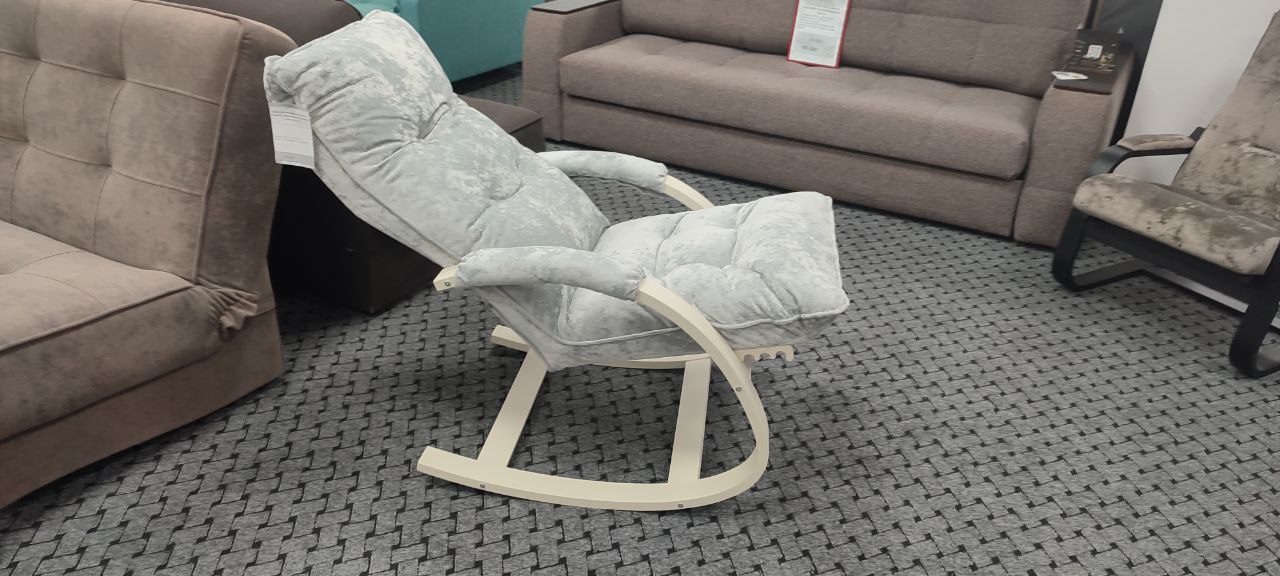 Кресло-трансформер Leset Теона Слоновая кость ткань Crash Lux 13, вид 7