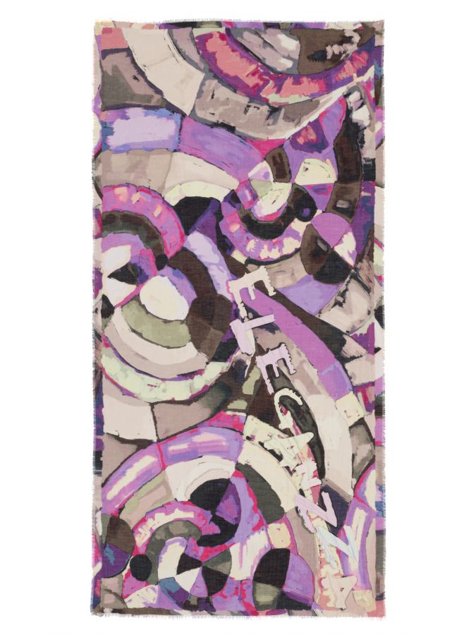 Палантин женский мод+каш 90х190 J15-50707-06 ELEGANZZA