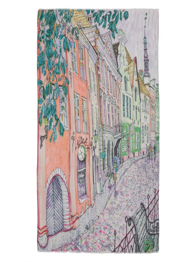 Палантин женский бамб 90х180 LG68-457-04 LABBRA