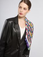 Платок женский шелк 90х90 E04-8377-10 ELEGANZZA