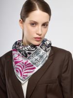 Платок женский шелк 67х67 SS03-7255-06 ELEGANZZA