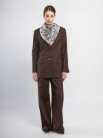 Платок женский шелк 90х90 E04-8376-11 ELEGANZZA