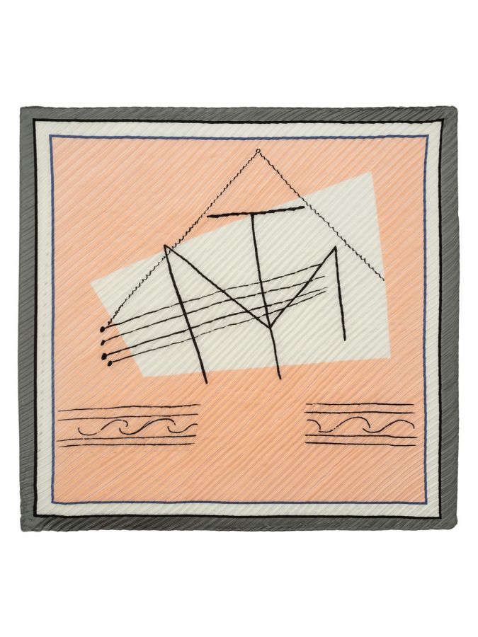 Платок женский виск+шелк 70х70 LSZ34-410-05 LABBRA