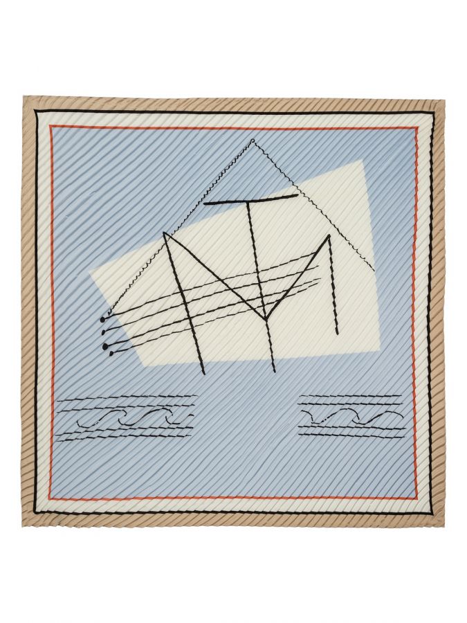 Платок женский виск+шелк 70х70 LSZ34-410-11 LABBRA