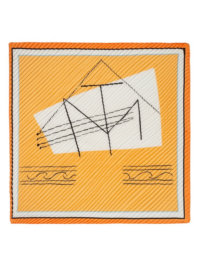 Платок женский виск+шелк 70х70 LSZ34-410-18 LABBRA