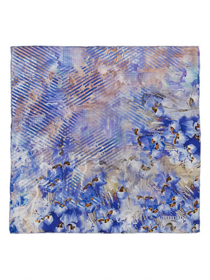 Платок женский шелк 53х53 SS03-8475-10 ELEGANZZA