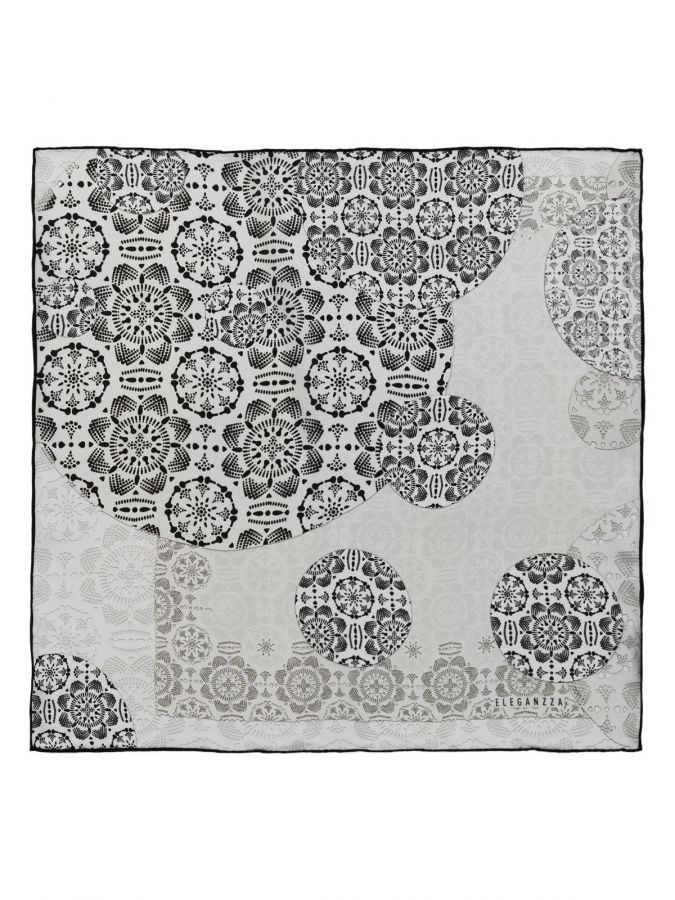 Платок женский шелк 53х53 SS03-8477-19 ELEGANZZA