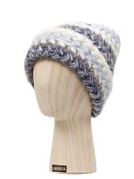 Шапка женская шерсть+мох+акр LB-RR33001 blue/white LABBRA
