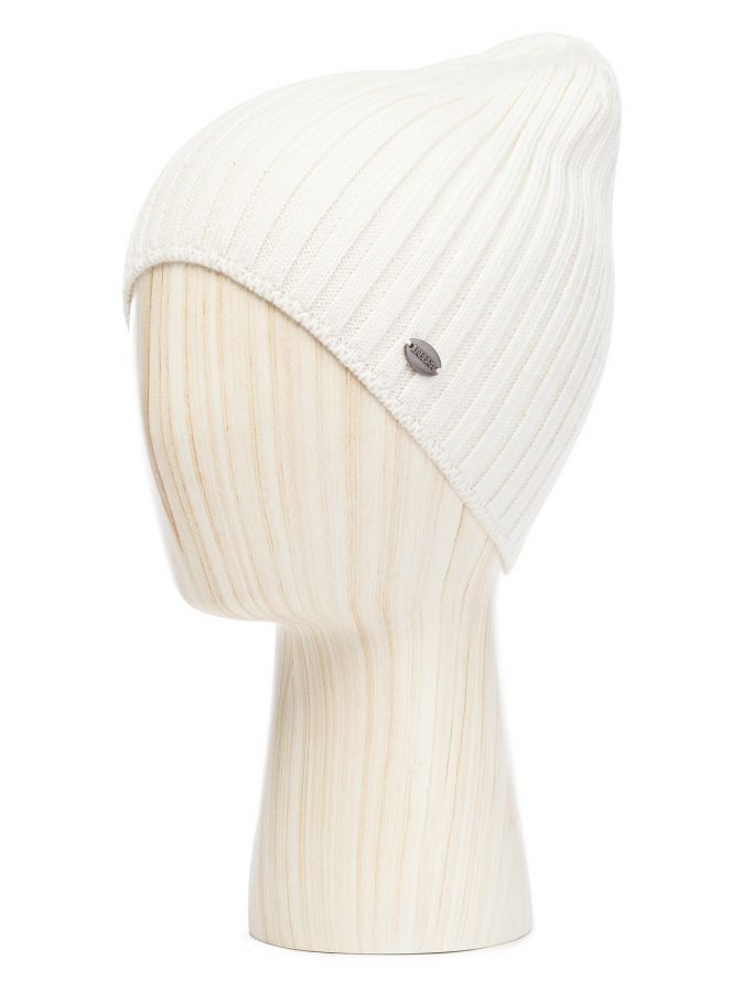 Шапка женская шерсть+акр LB-BR55046 white LABBRA