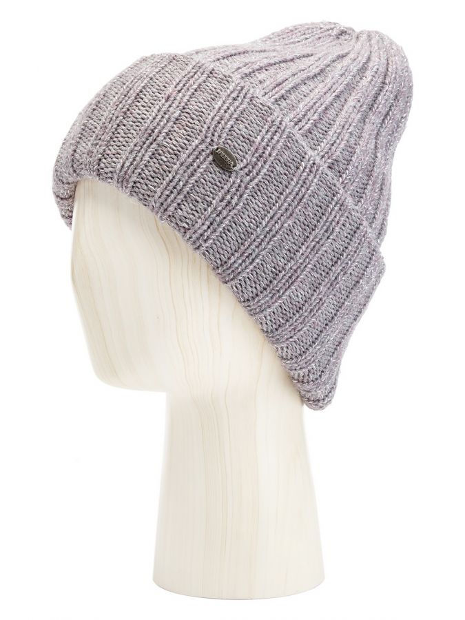 Шапка женская анг+нейл+люр LB-A53049 grey/pink LABBRA