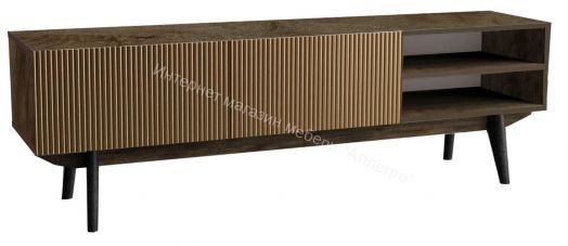 Фант 1 тумба под ТВ МДФ (Фант) Дуб коми/Лофт голден пэлас