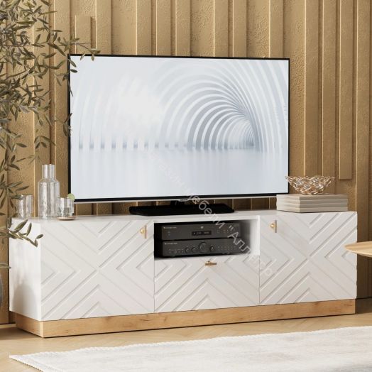 Фант 2 тумба под ТВ (Фант) с ящиком и дверками