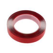 Скотч двухсторонний красный GRONTO 10мм х 3м