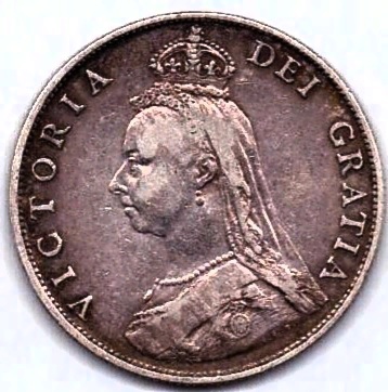 1 флорин 1887 Великобритания AUNC