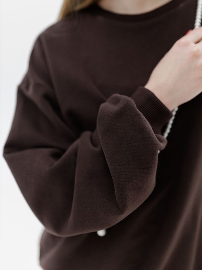 Свитшот базовый шоколад