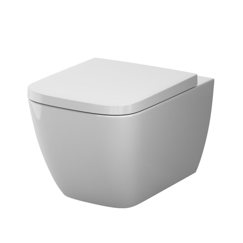 Подвесной унитаз AM.PM Gem Aquaspin с сиденьем микролифт, смыв торнадо C901901SC