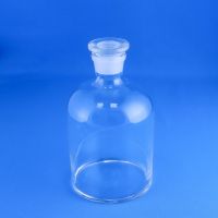 Склянка (штанглас) Labdevices, 1000 мл, светлое стекло, с притёртой пробкой, узкое горло