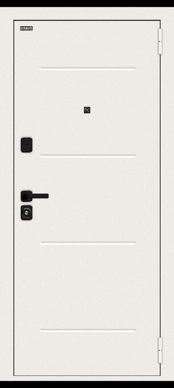 Аура/SBlack Шагрень белая/White Silk