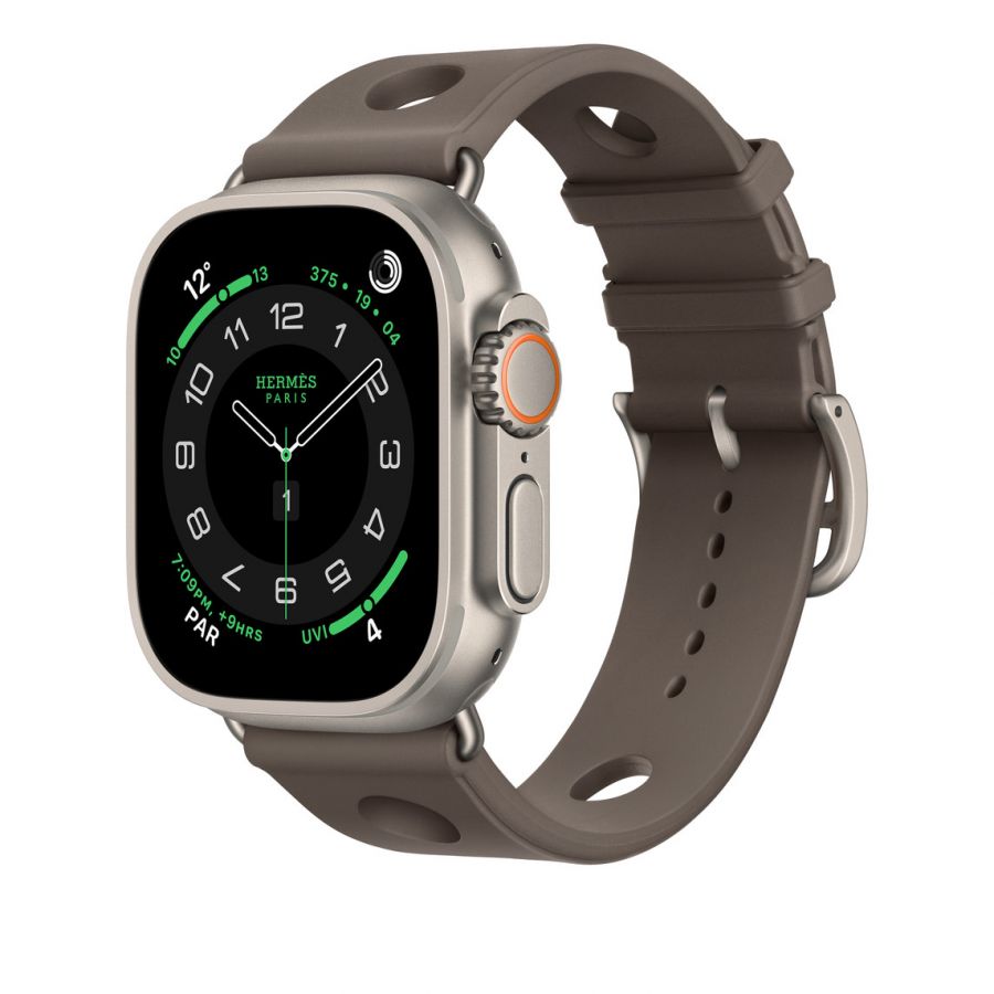 Часы Apple Watch Hermès Ultra 2 GPS + Cellular 49mm Titanium Case with Gris Titane Scub’H Diving