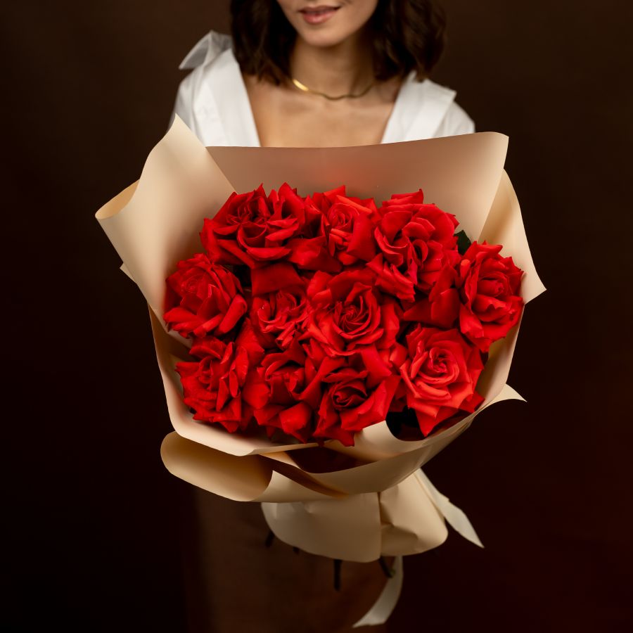 Французская роза сорт Нина 11 шт