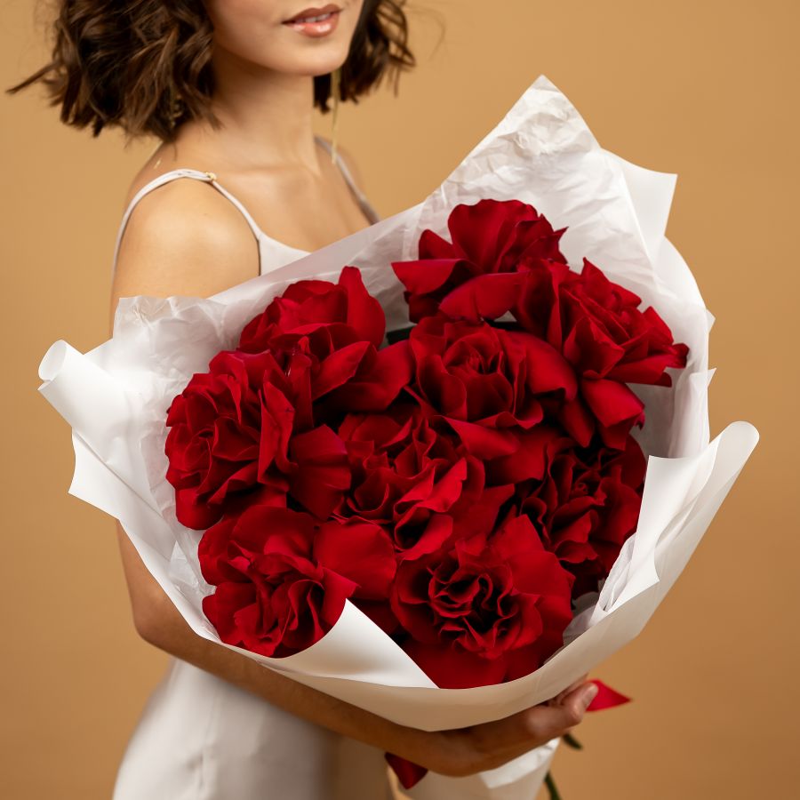 Французская роза 9 шт (Эсклорер)