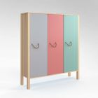 Шкаф 3-секционный детский Скандинавия