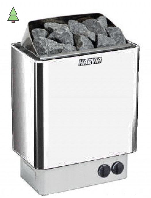 HARVIA Электрическая печь Trendi HBK600230S KIP60 Steel со встроенным пультом