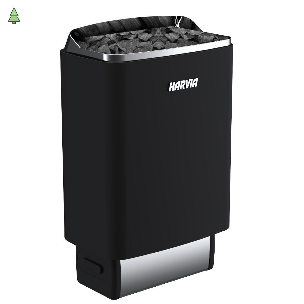 HARVIA Электрическая печь Top Steel HME900400BX M90E 9 kW black без пульта