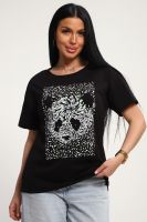 85651 футболка женская [черный]