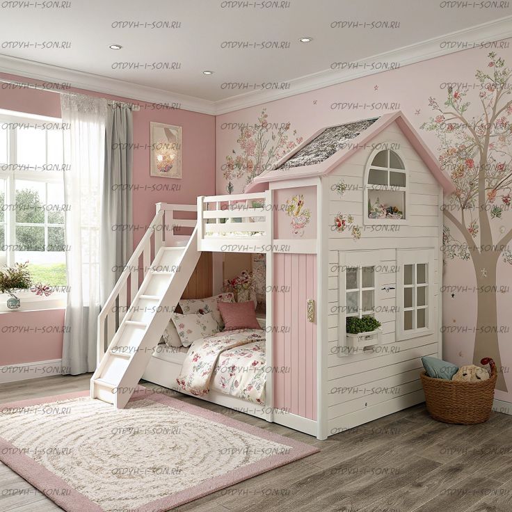 Двухъярусная кровать Домик Felicia